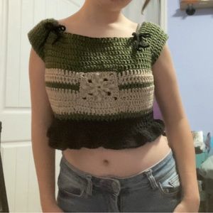 HANDMADE crochet top